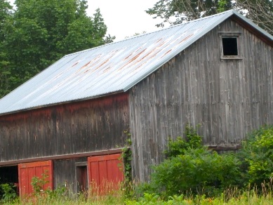 red barn door